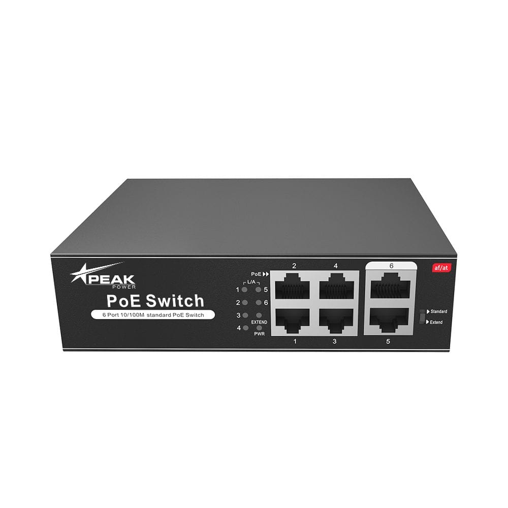 Peak Power Peak Power PoE Switch 4 Port H1064PL